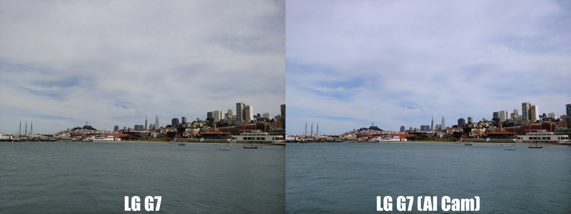 In daylight, the AI cam did its job and subtly enhanced the photo without getting too silly.